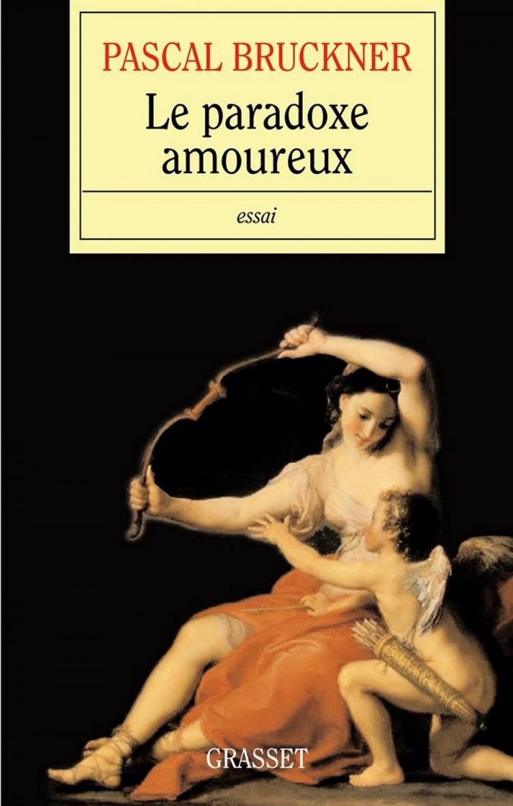 Big bigCover of Le paradoxe amoureux