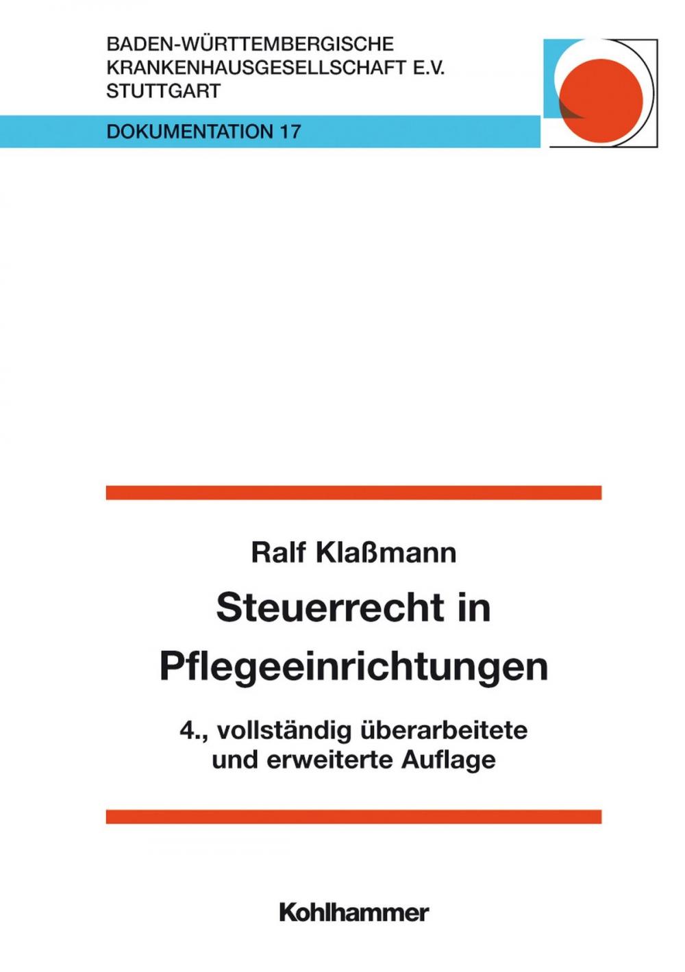 Big bigCover of Steuerrecht in Pflegeeinrichtungen