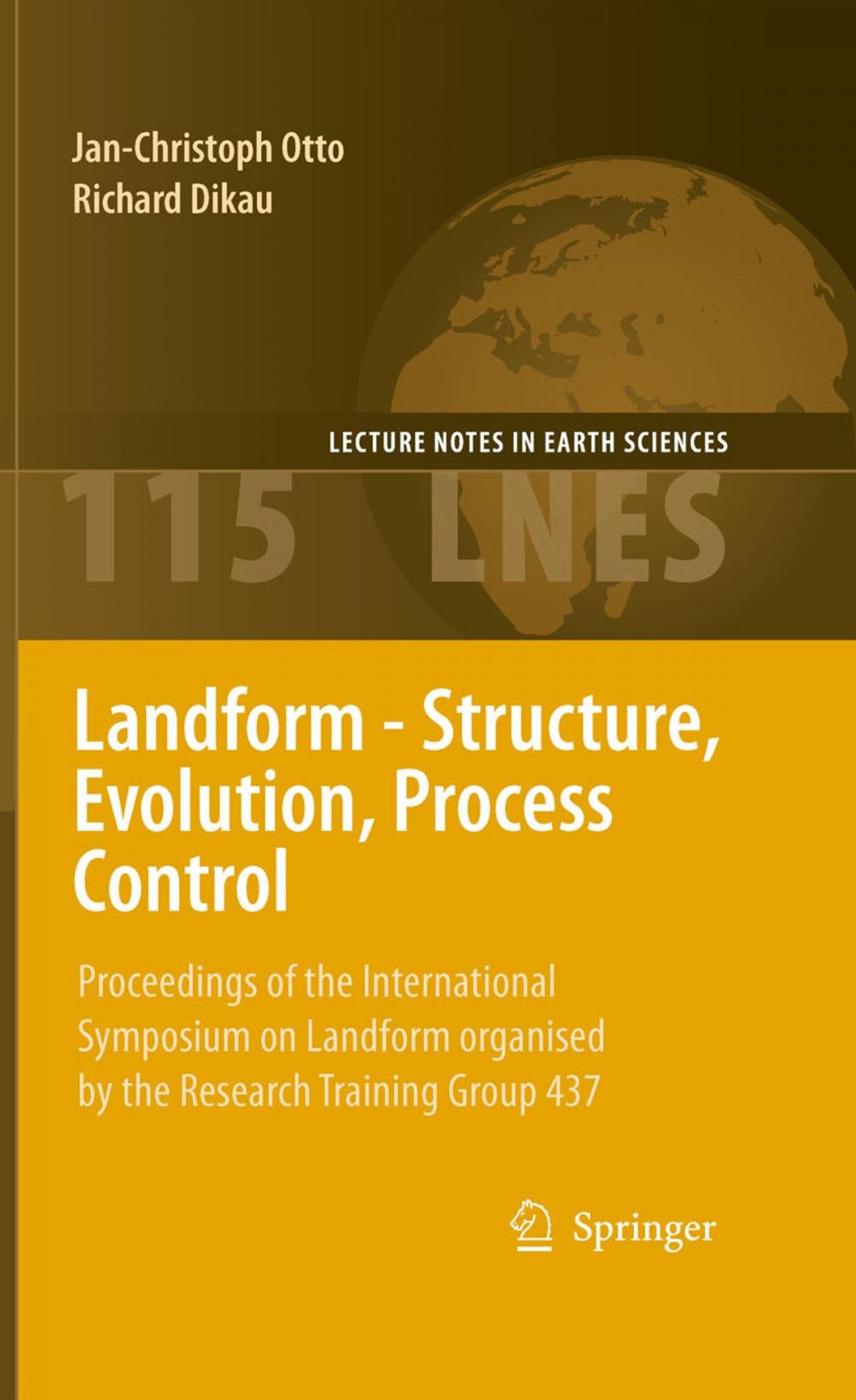 Big bigCover of Landform - Structure, Evolution, Process Control