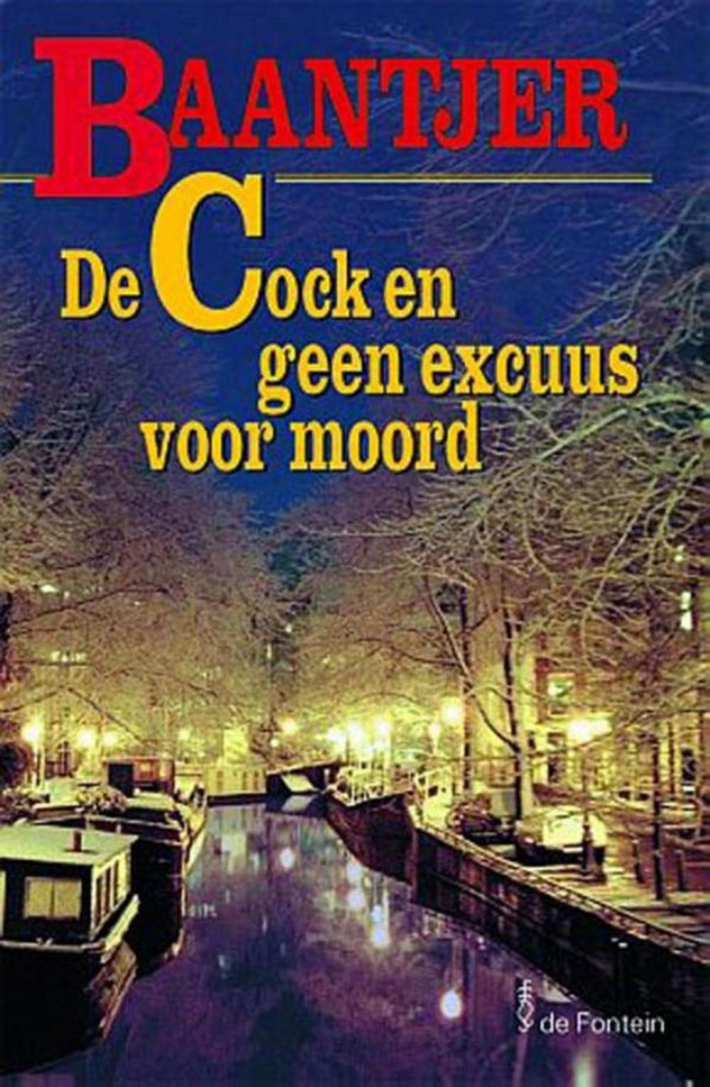 Big bigCover of De Cock en geen excuus voor moord