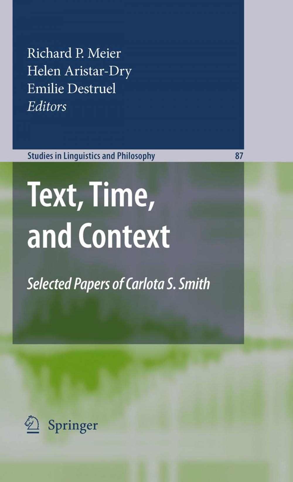 Big bigCover of Text, Time, and Context