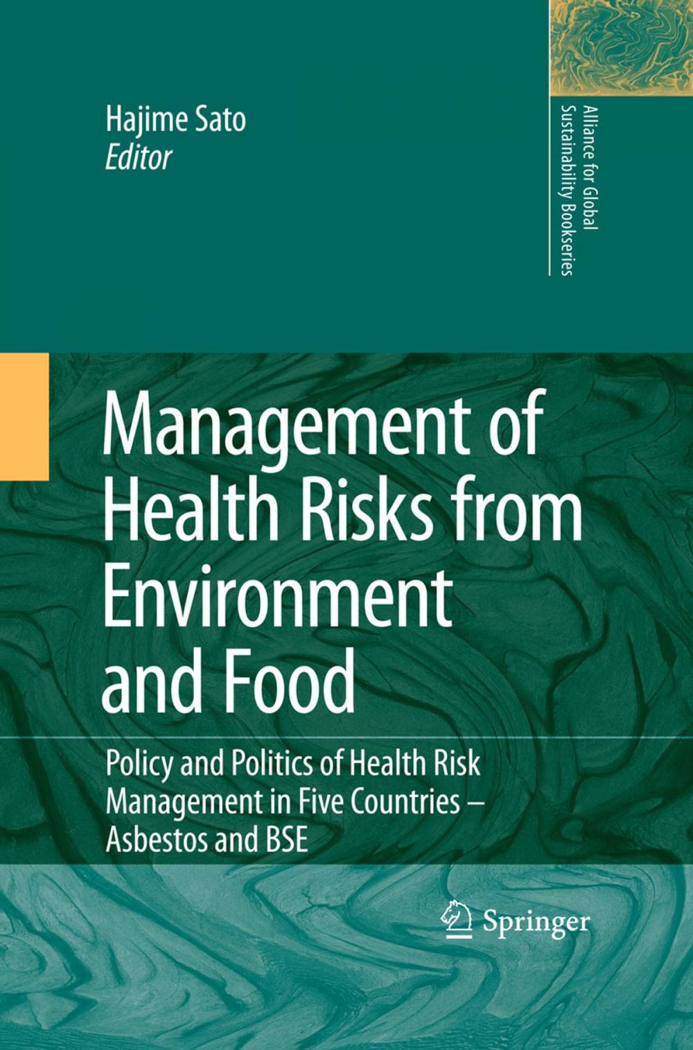 Big bigCover of Management of Health Risks from Environment and Food