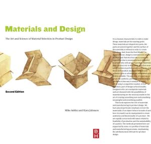 Cover of the book Materials and Design by Donald L. Sparks