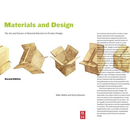 Cover of the book Materials and Design by Michael F. Ashby, Kara Johnson, Elsevier Science