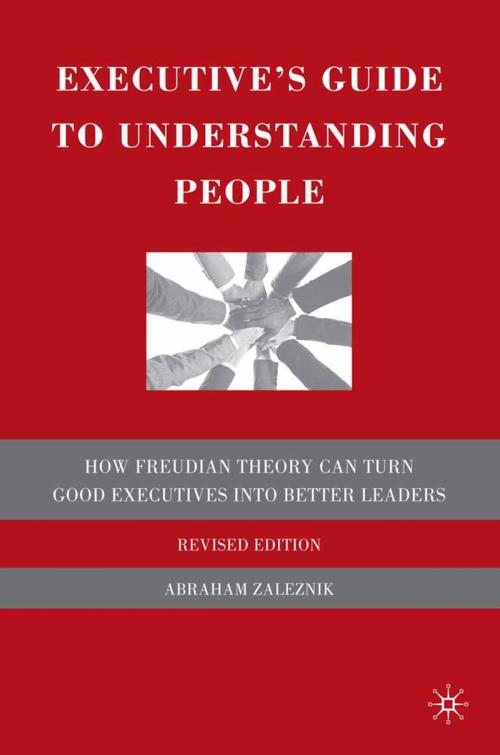 Cover of the book Executive's Guide to Understanding People by A. Zaleznik, Palgrave Macmillan US