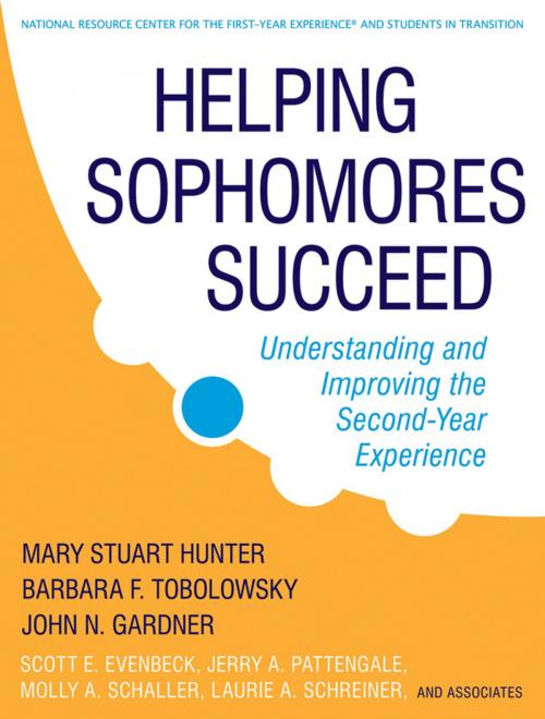 Cover of the book Helping Sophomores Succeed by Mary Stuart Hunter, John N. Gardner, Scott E. Evenbeck, Jerry A. Pattengale, Molly Schaller, Laurie A. Schreiner, Barbara F. Tobolowsky, Wiley