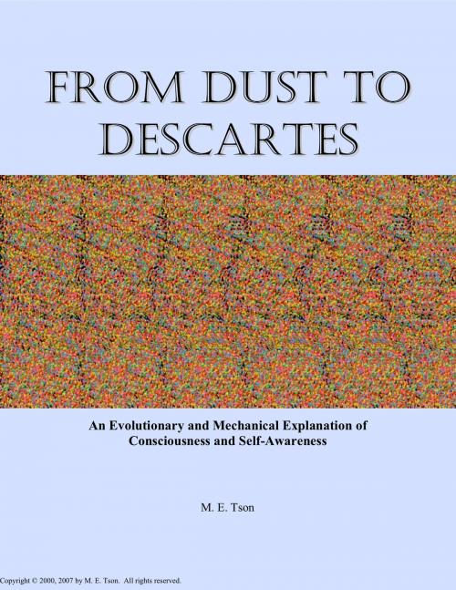 Cover of the book From Dust to Descartes: An Evolutionary and Mechanical Explanation of Consciousness and Self-Awareness by M. E. Tson, M. E. Tson