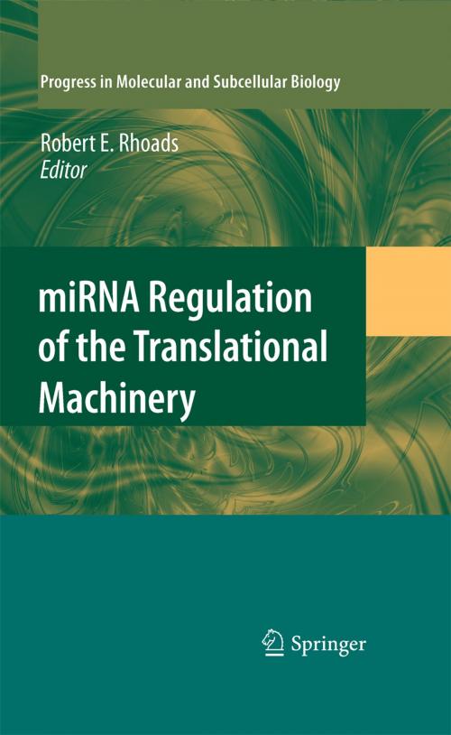 Cover of the book miRNA Regulation of the Translational Machinery by , Springer Berlin Heidelberg