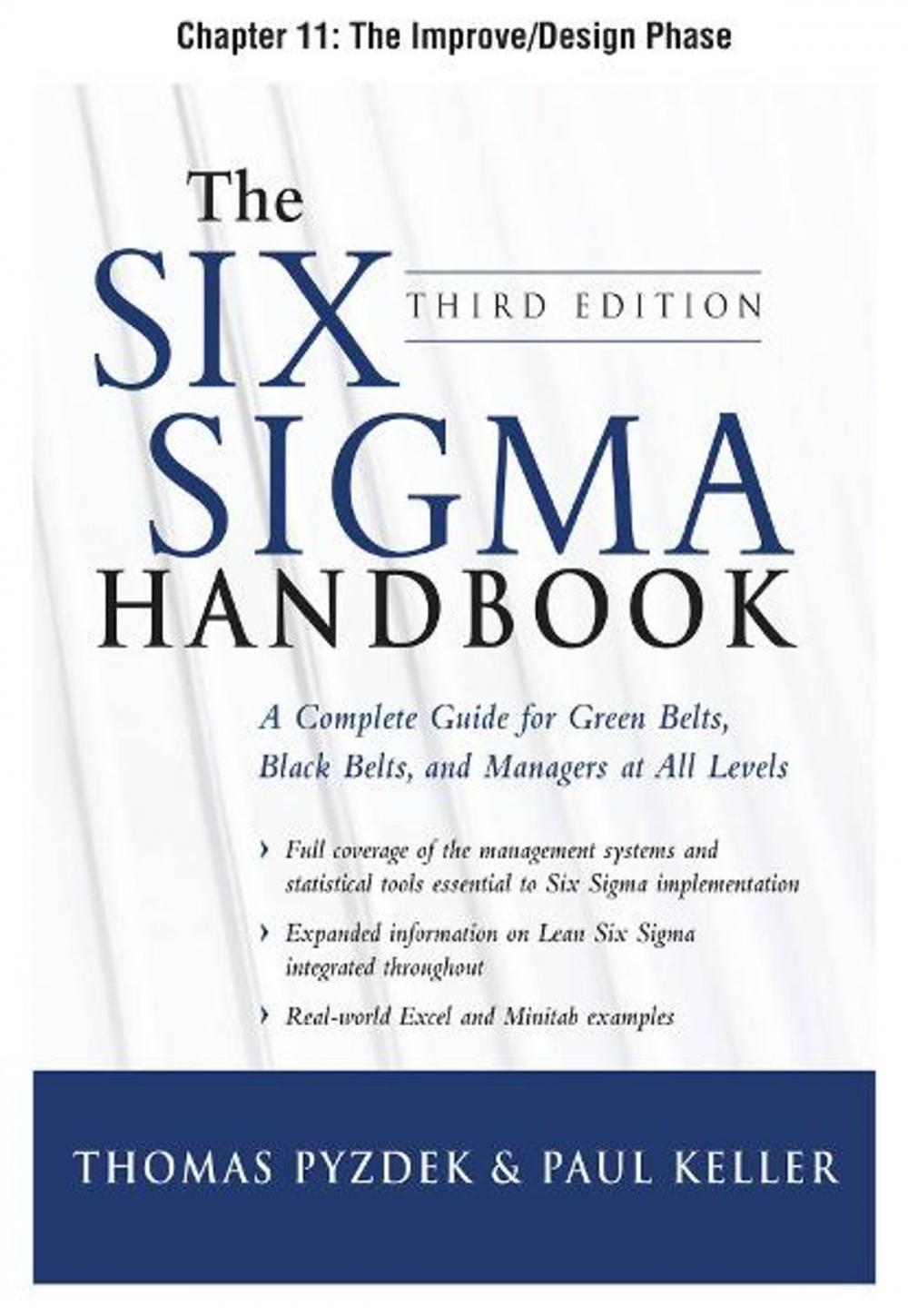 Big bigCover of The Six Sigma Handbook, Third Edition, Chapter 11 - The Improve/Design Phase