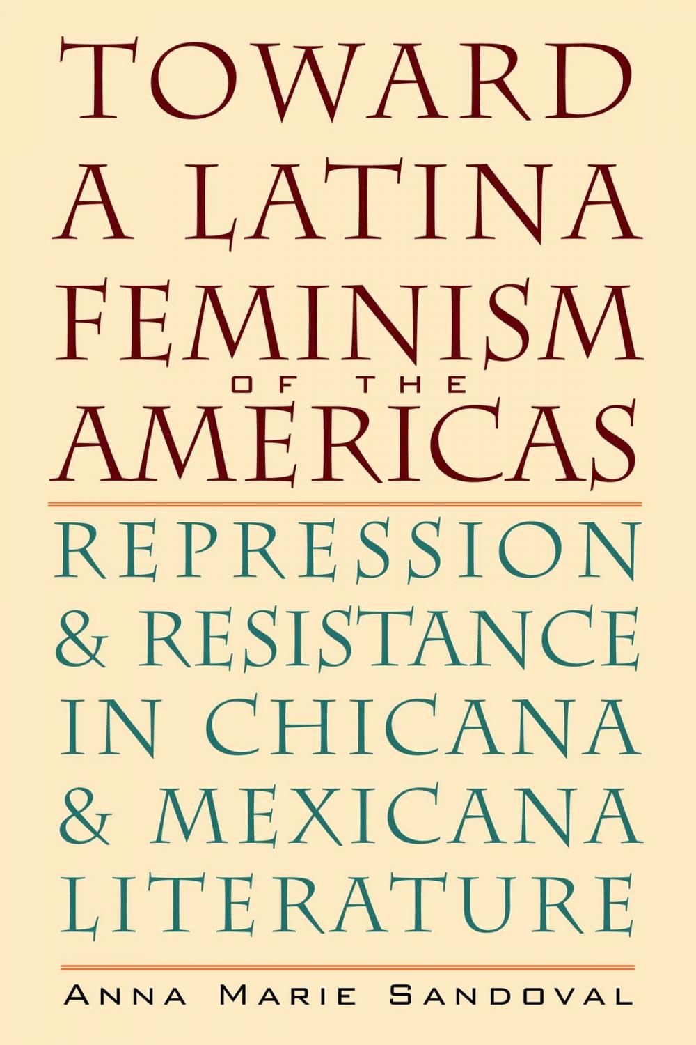 Big bigCover of Toward a Latina Feminism of the Americas