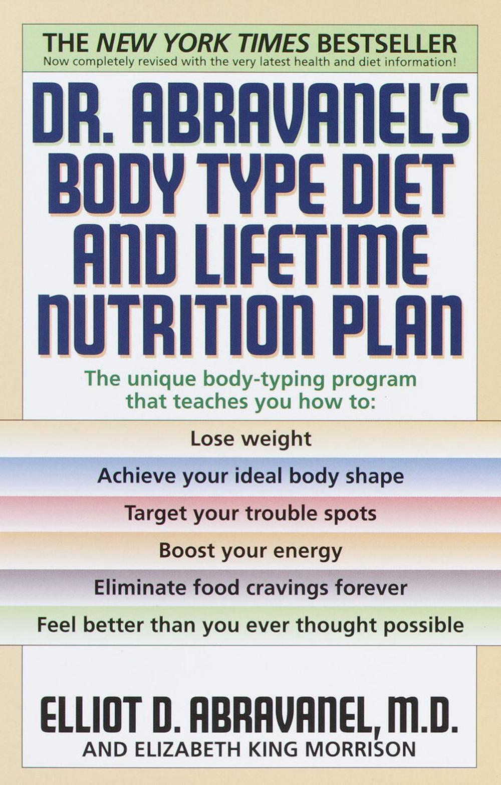 Big bigCover of Dr. Abravanel's Body Type Diet and Lifetime Nutrition Plan