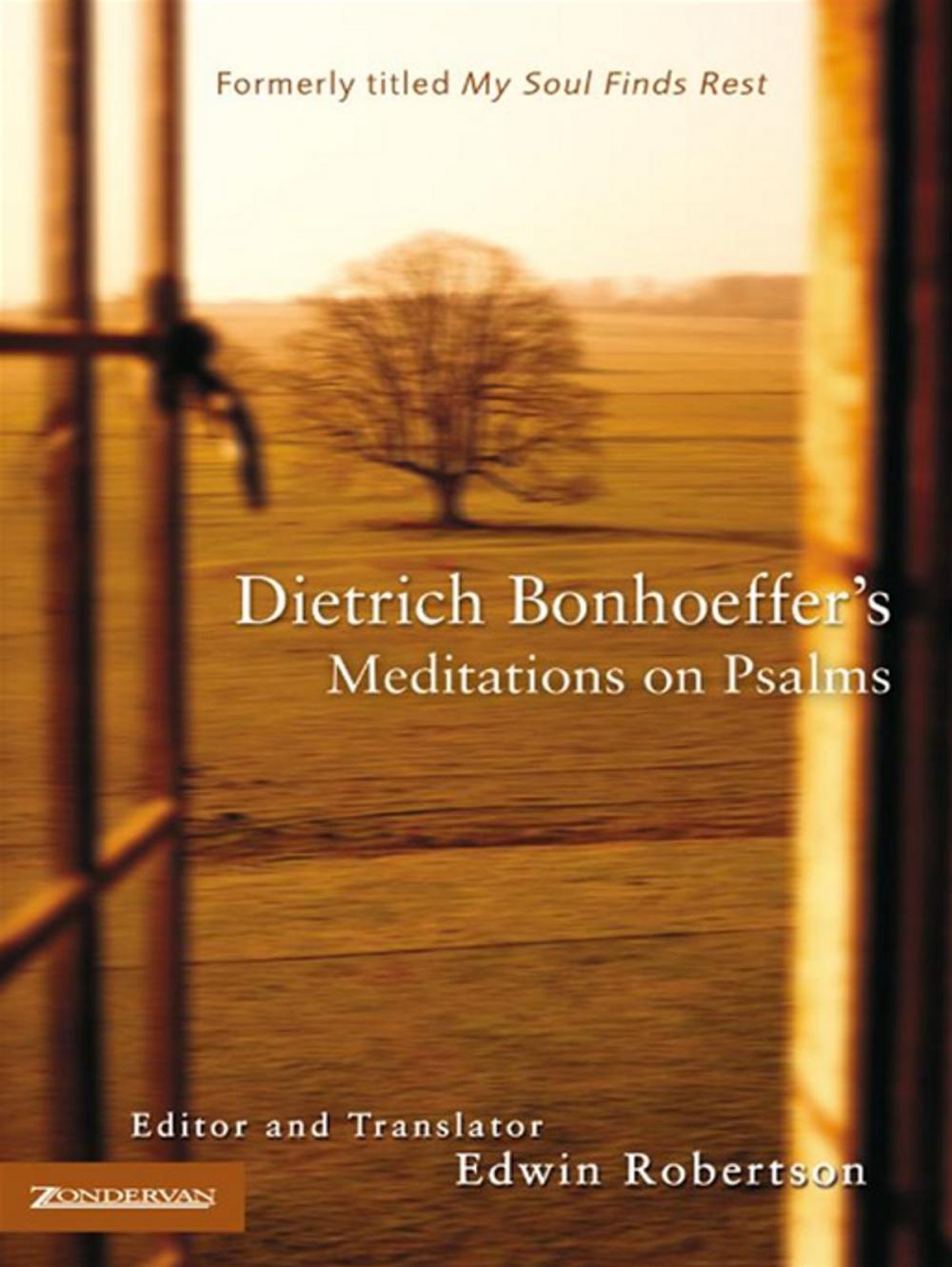 Big bigCover of Dietrich Bonhoeffer's Meditations on Psalms