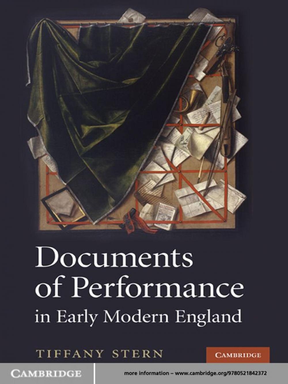 Big bigCover of Documents of Performance in Early Modern England