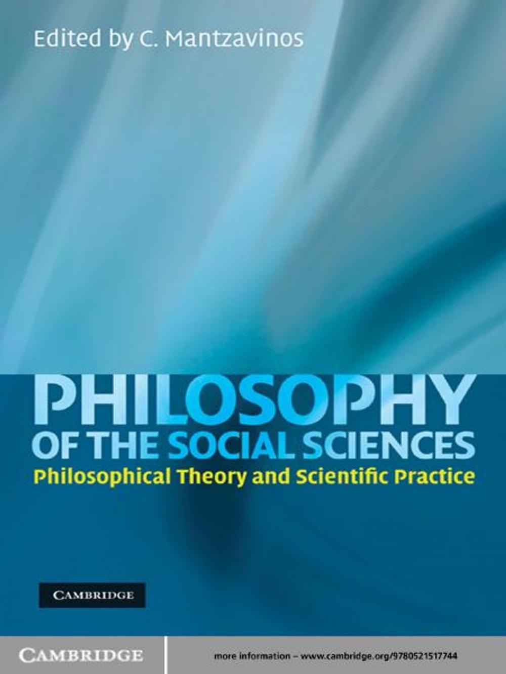 Big bigCover of Philosophy of the Social Sciences