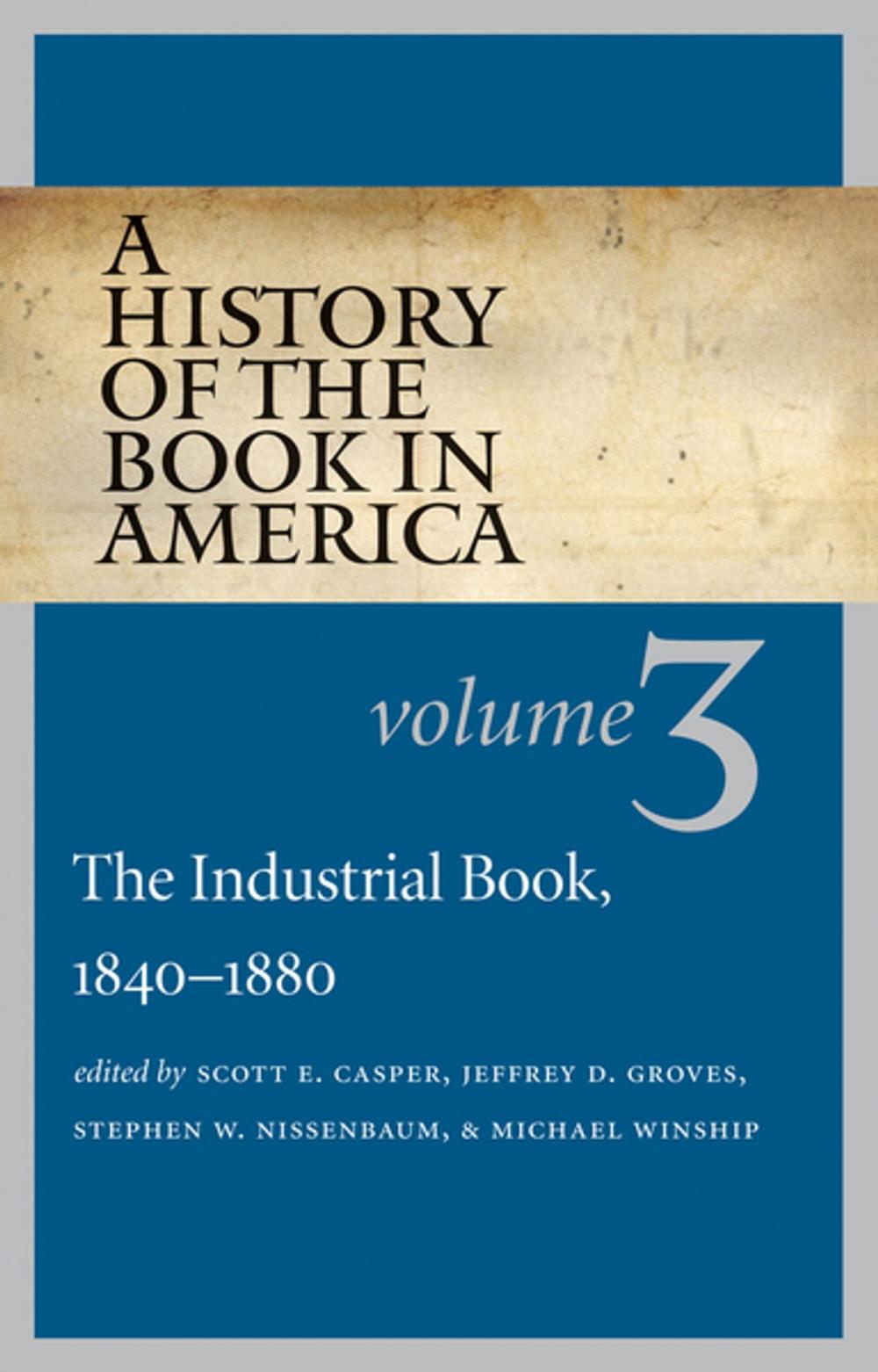 Big bigCover of A History of the Book in America