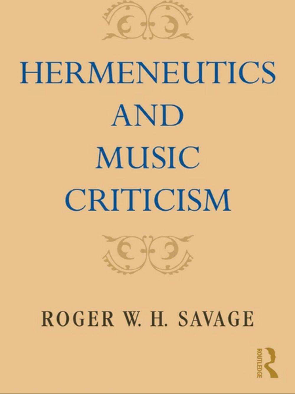 Big bigCover of Hermeneutics and Music Criticism