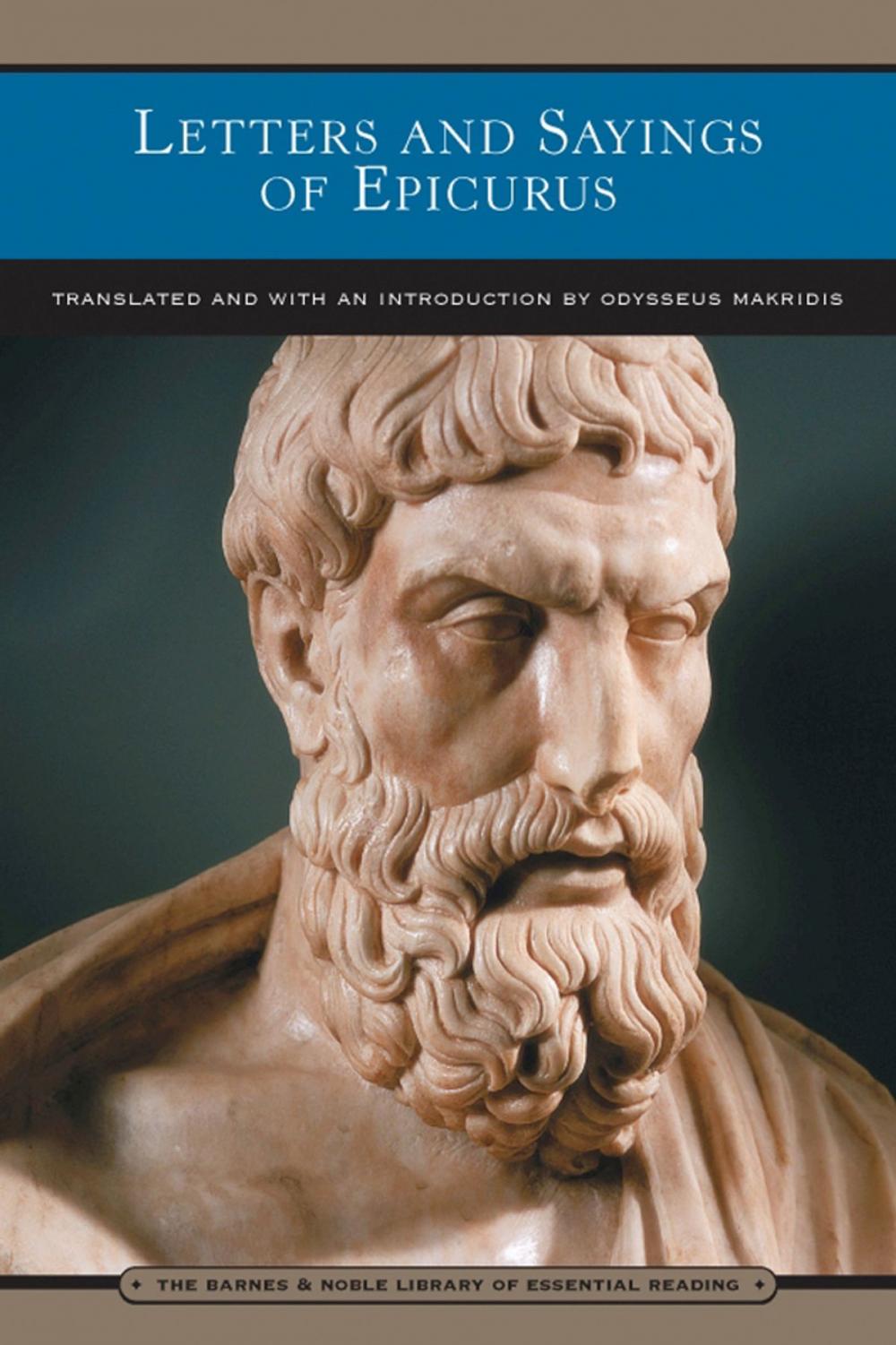 Big bigCover of Letters and Sayings of Epicurus (Barnes & Noble Library of Essential Reading)