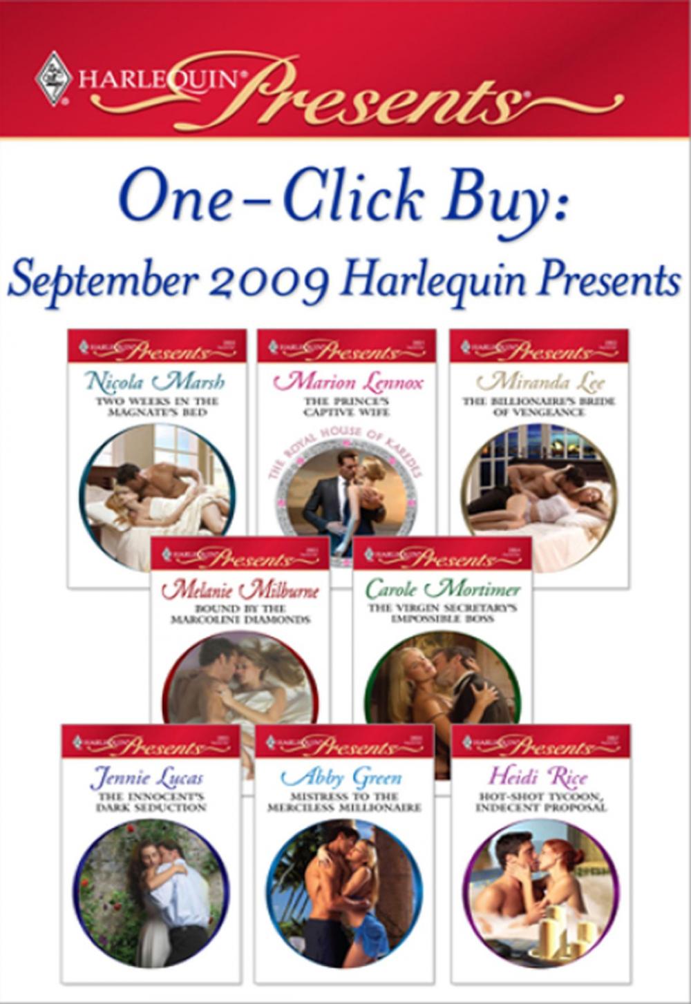 Big bigCover of One-Click Buy: September 2009 Harlequin Presents