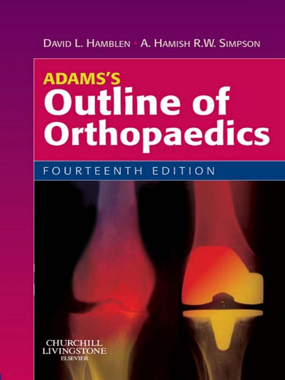 Big bigCover of Adams's Outline of Orthopaedics