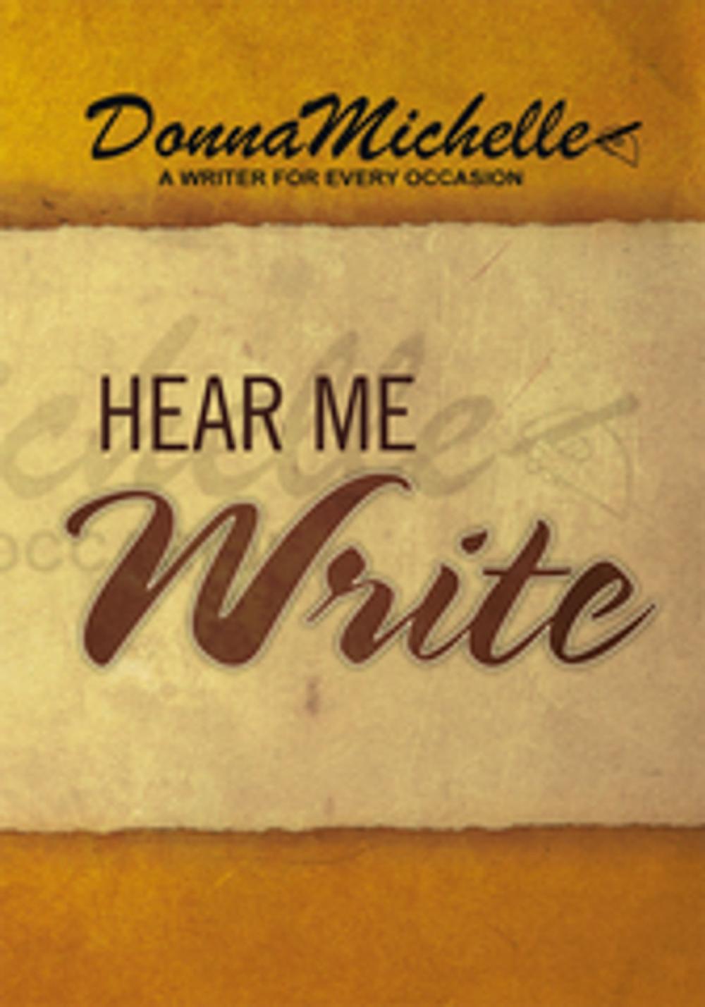 Big bigCover of Hear Me Write