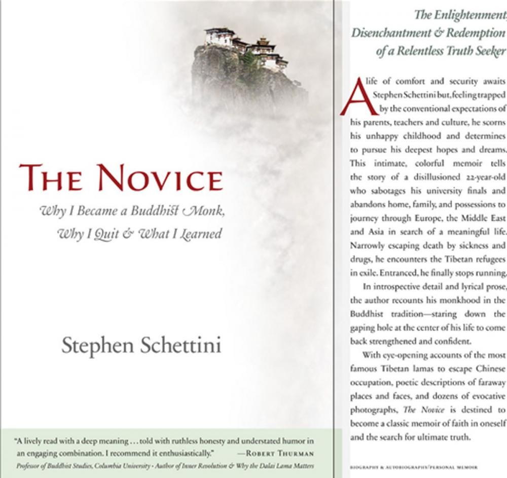 Big bigCover of The Novice: Why I Became A Buddhist Monk, Why I Quit, And What I Learned