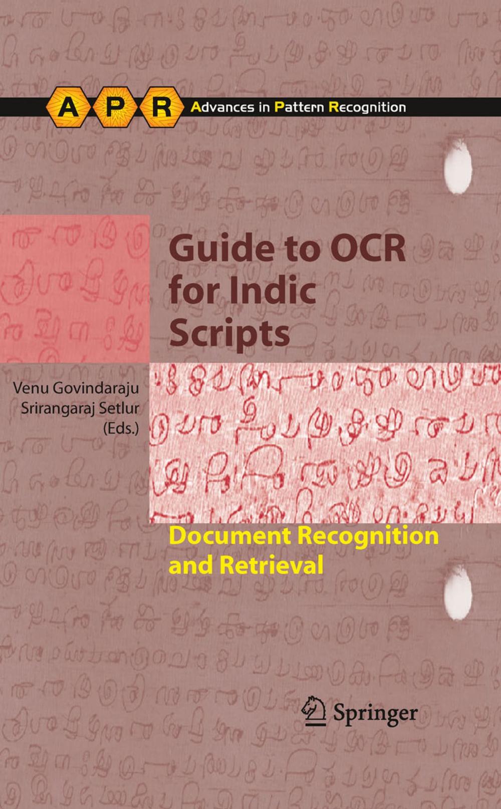 Big bigCover of Guide to OCR for Indic Scripts