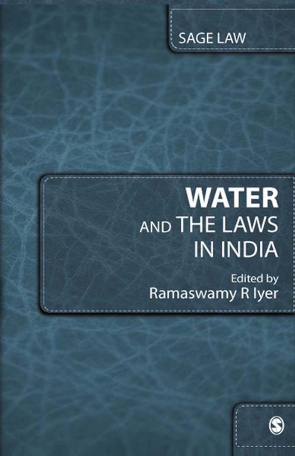 Big bigCover of Water and the Laws in India