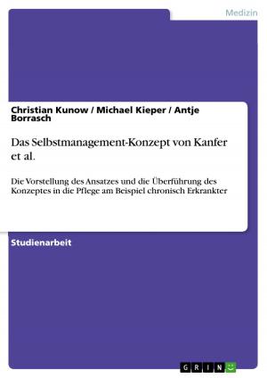 Cover of the book Das Selbstmanagement-Konzept von Kanfer et al. by Sandra Schmelter