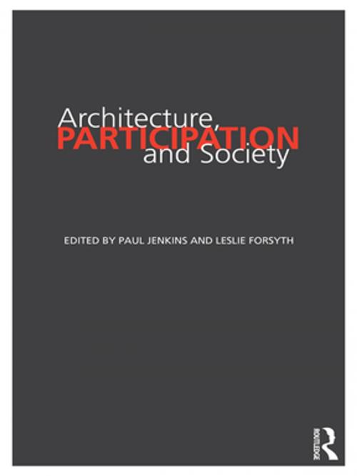 Cover of the book Architecture, Participation and Society by , Taylor and Francis