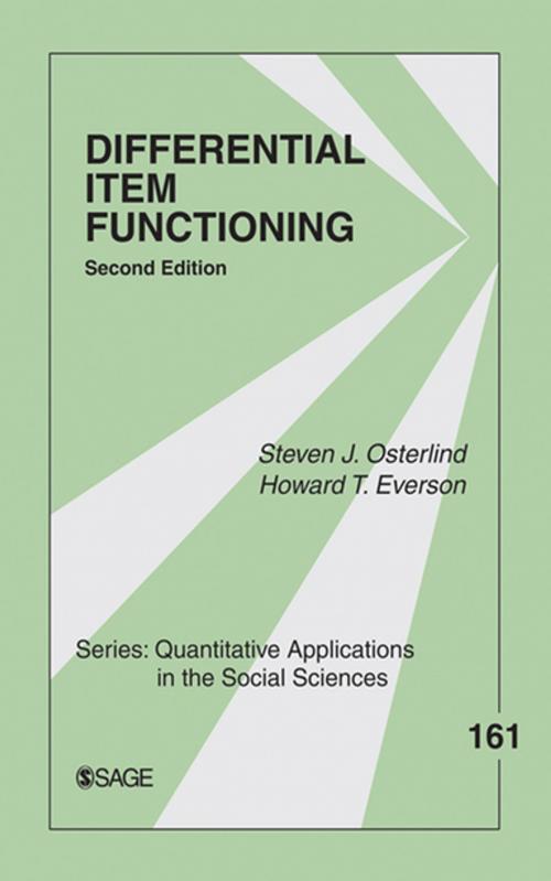 Cover of the book Differential Item Functioning by Steven J. Osterlind, Professor Howard T. Everson, SAGE Publications