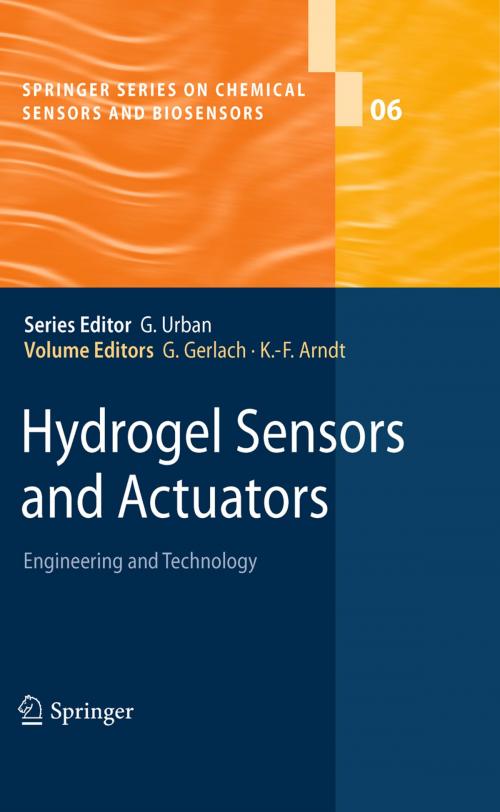 Cover of the book Hydrogel Sensors and Actuators by , Springer Berlin Heidelberg