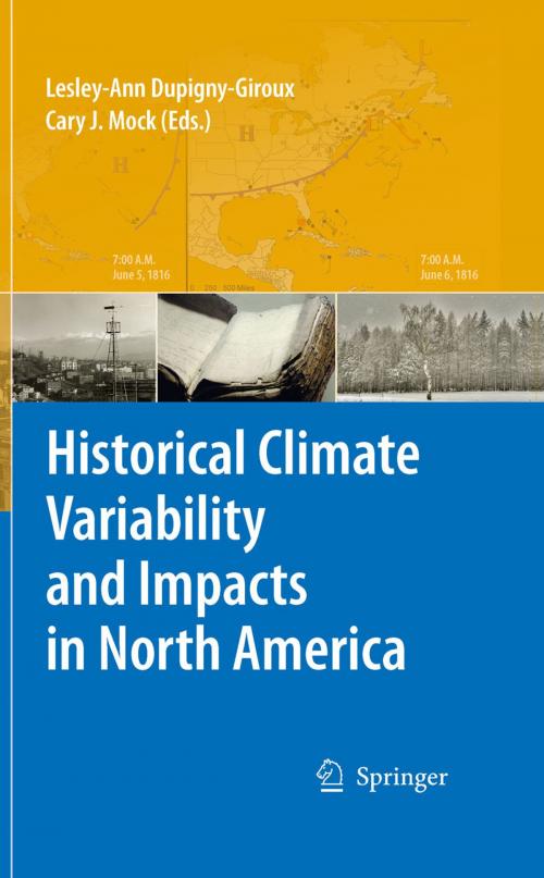 Cover of the book Historical Climate Variability and Impacts in North America by , Springer Netherlands