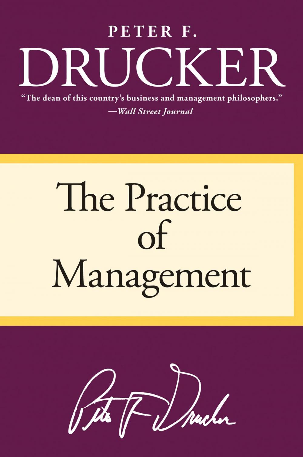 Big bigCover of The Practice of Management