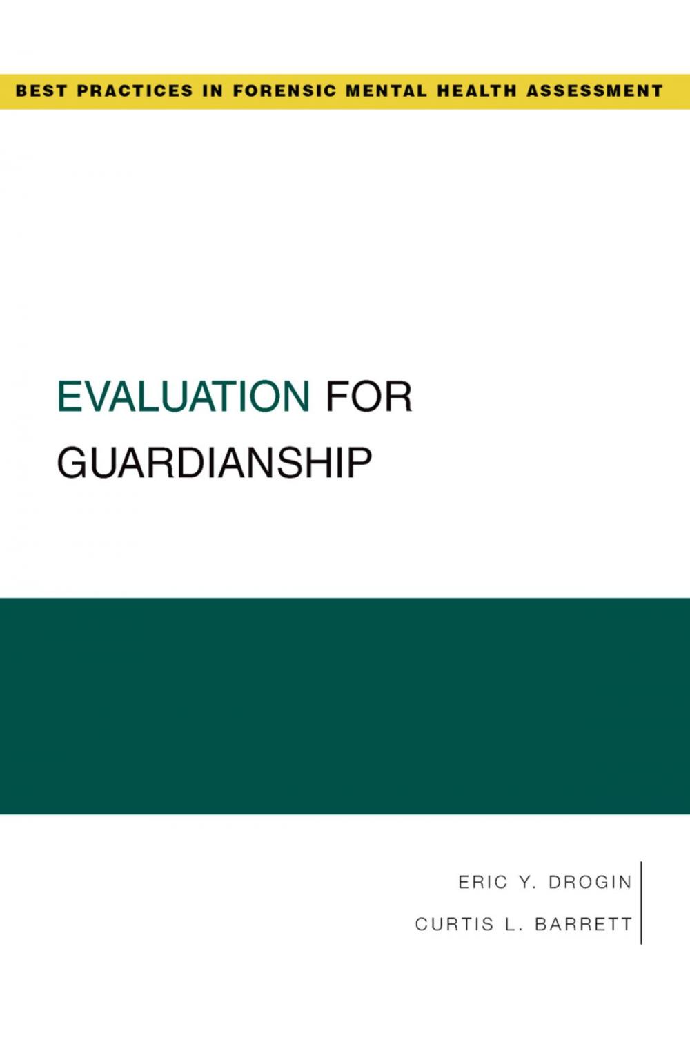 Big bigCover of Evaluation for Guardianship