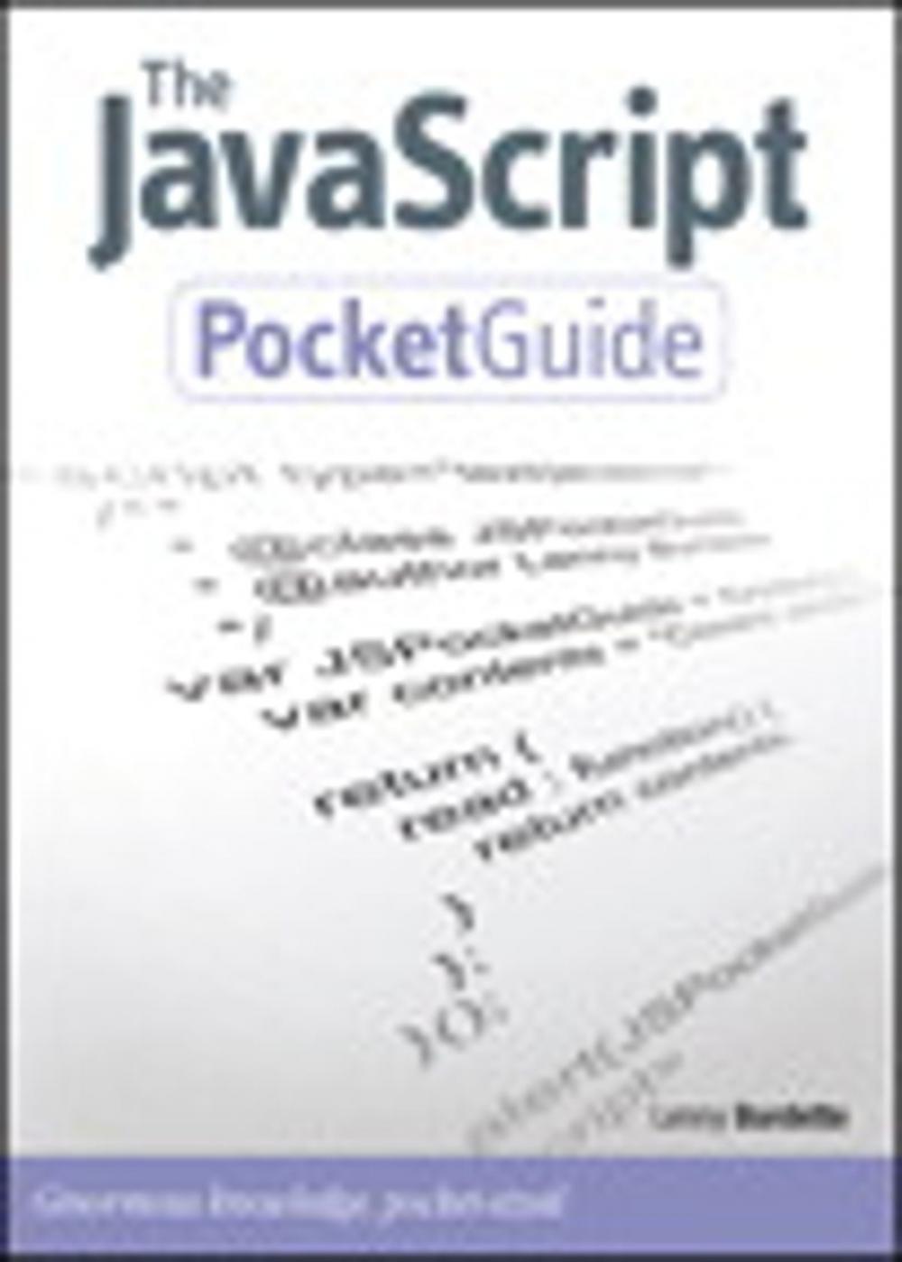 Big bigCover of The JavaScript Pocket Guide