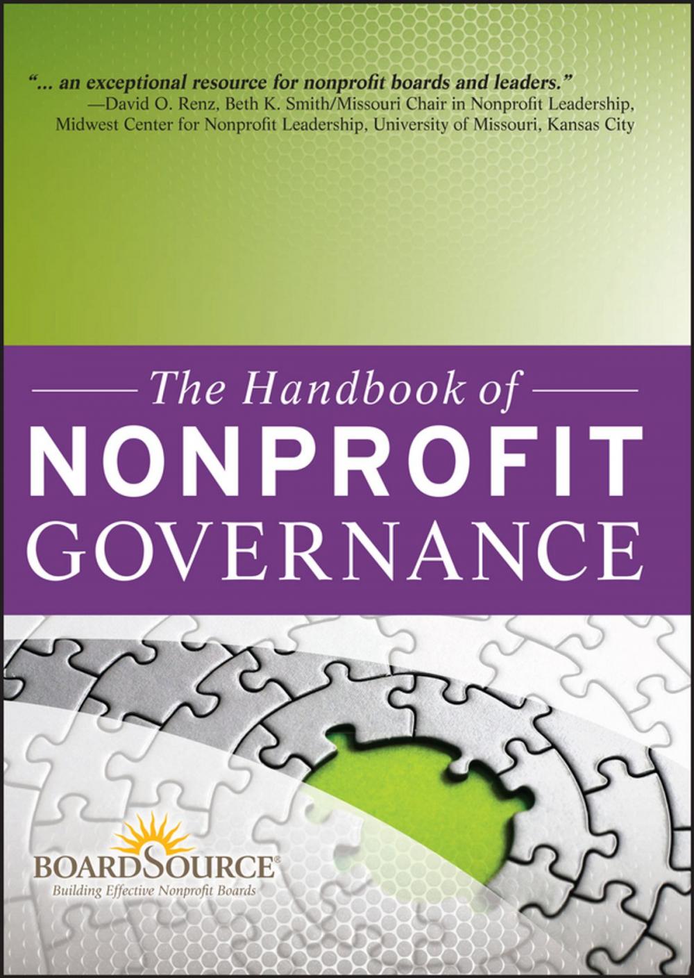 Big bigCover of The Handbook of Nonprofit Governance