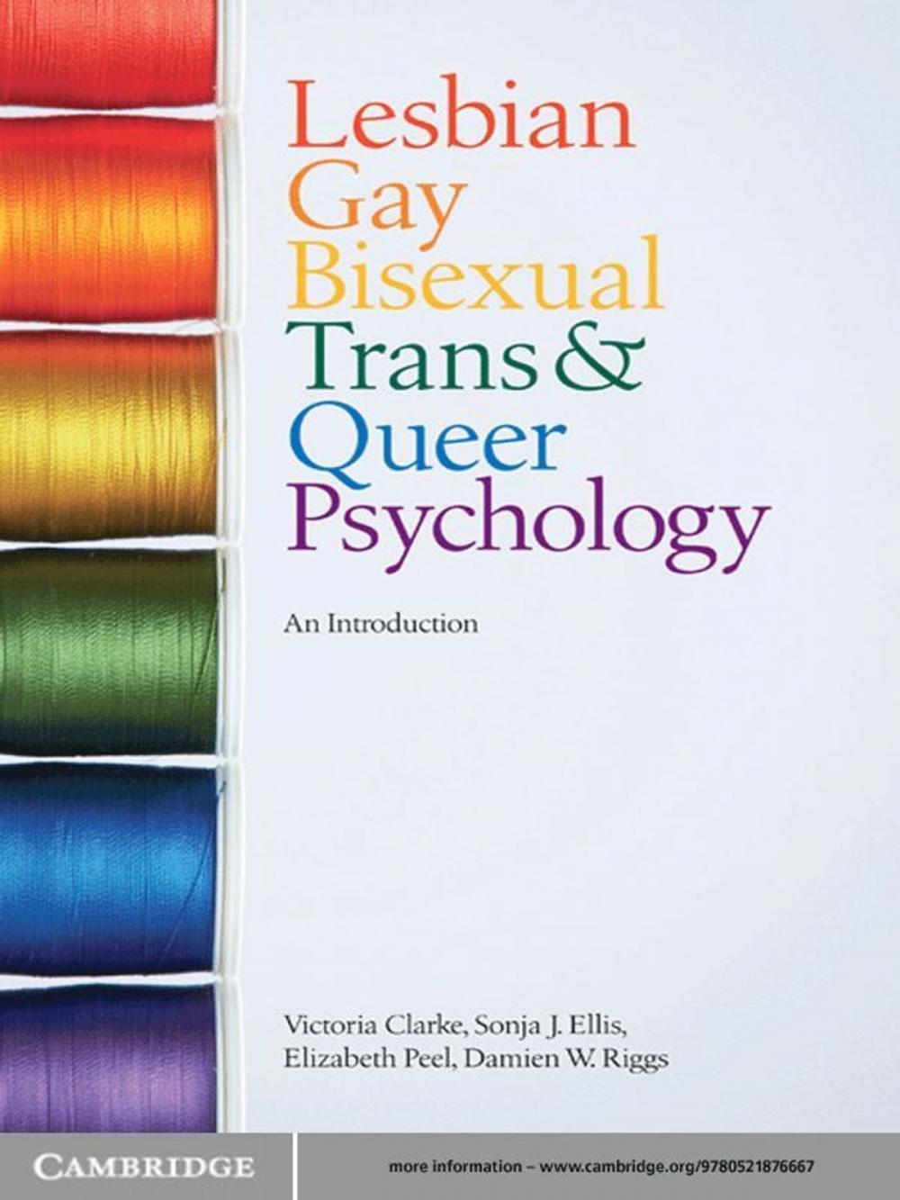 Big bigCover of Lesbian, Gay, Bisexual, Trans and Queer Psychology