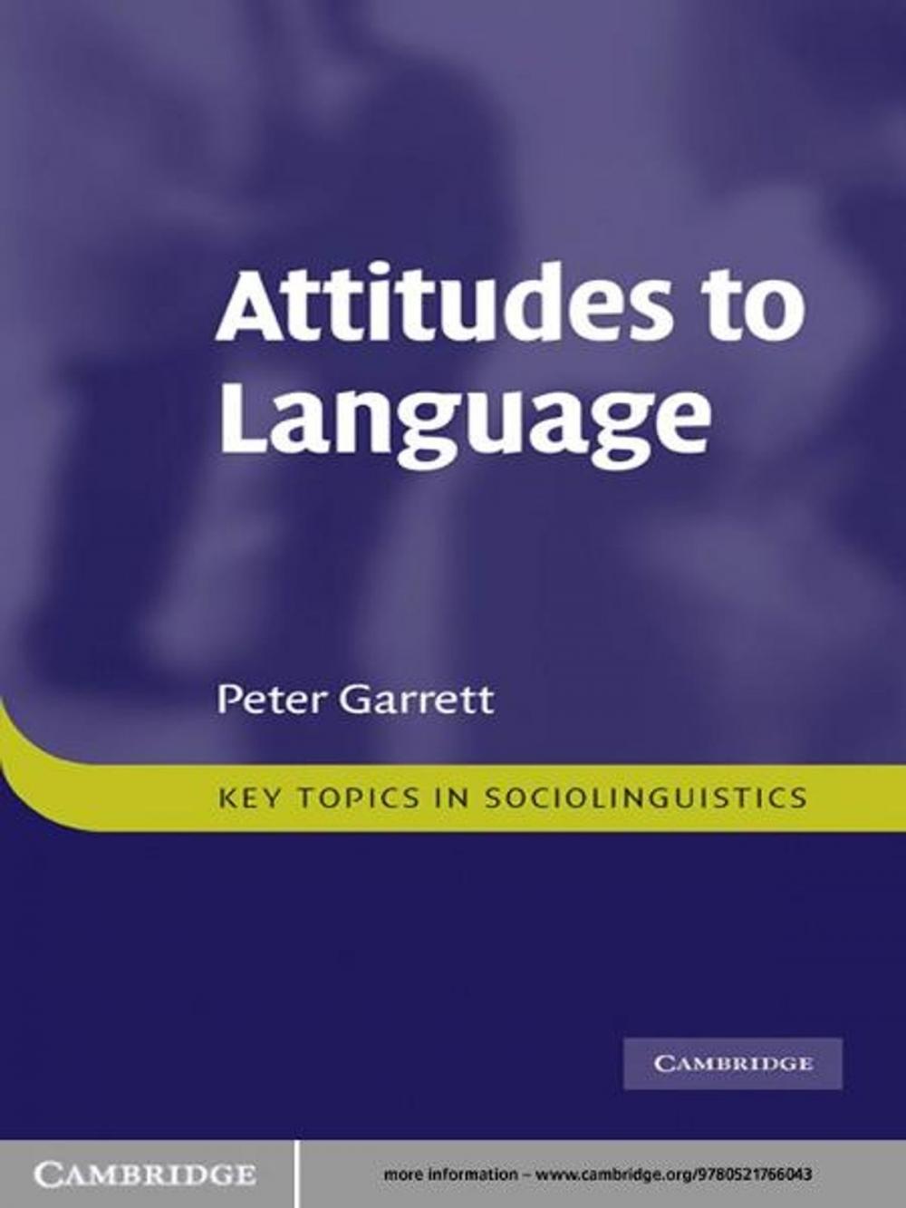 Big bigCover of Attitudes to Language