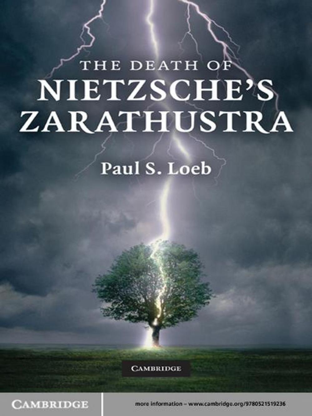 Big bigCover of The Death of Nietzsche's Zarathustra