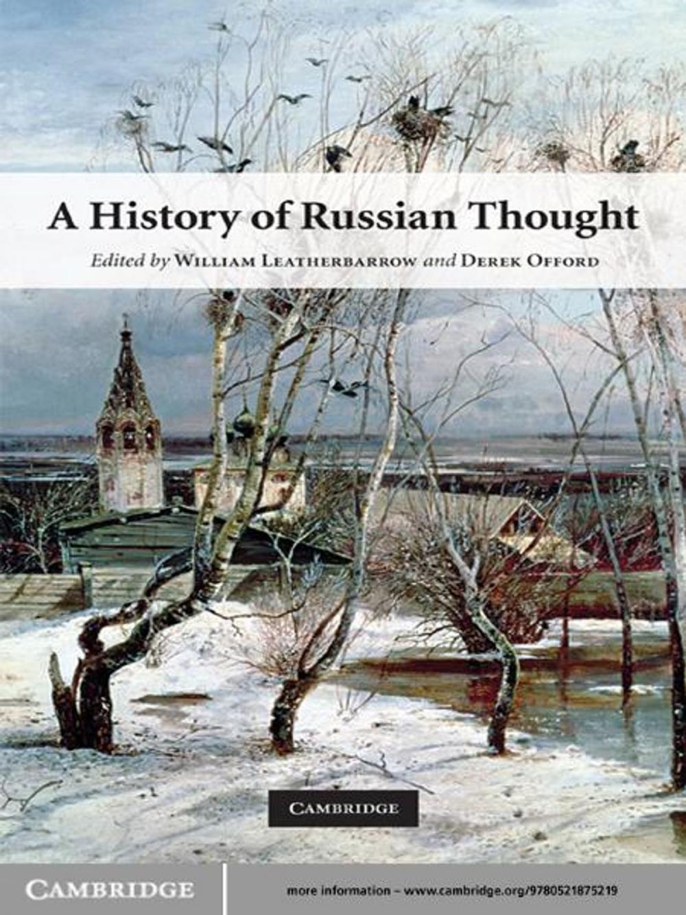 Big bigCover of A History of Russian Thought