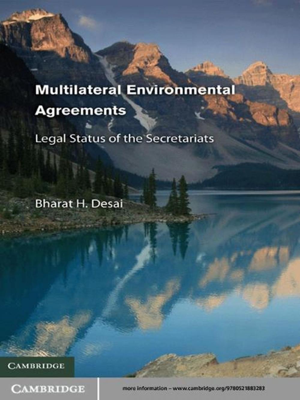 Big bigCover of Multilateral Environmental Agreements