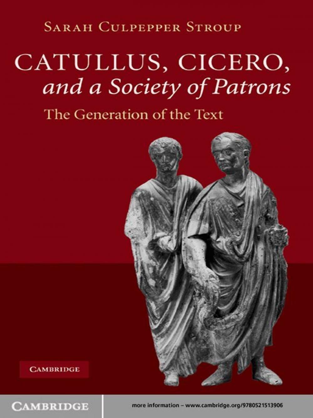 Big bigCover of Catullus, Cicero, and a Society of Patrons