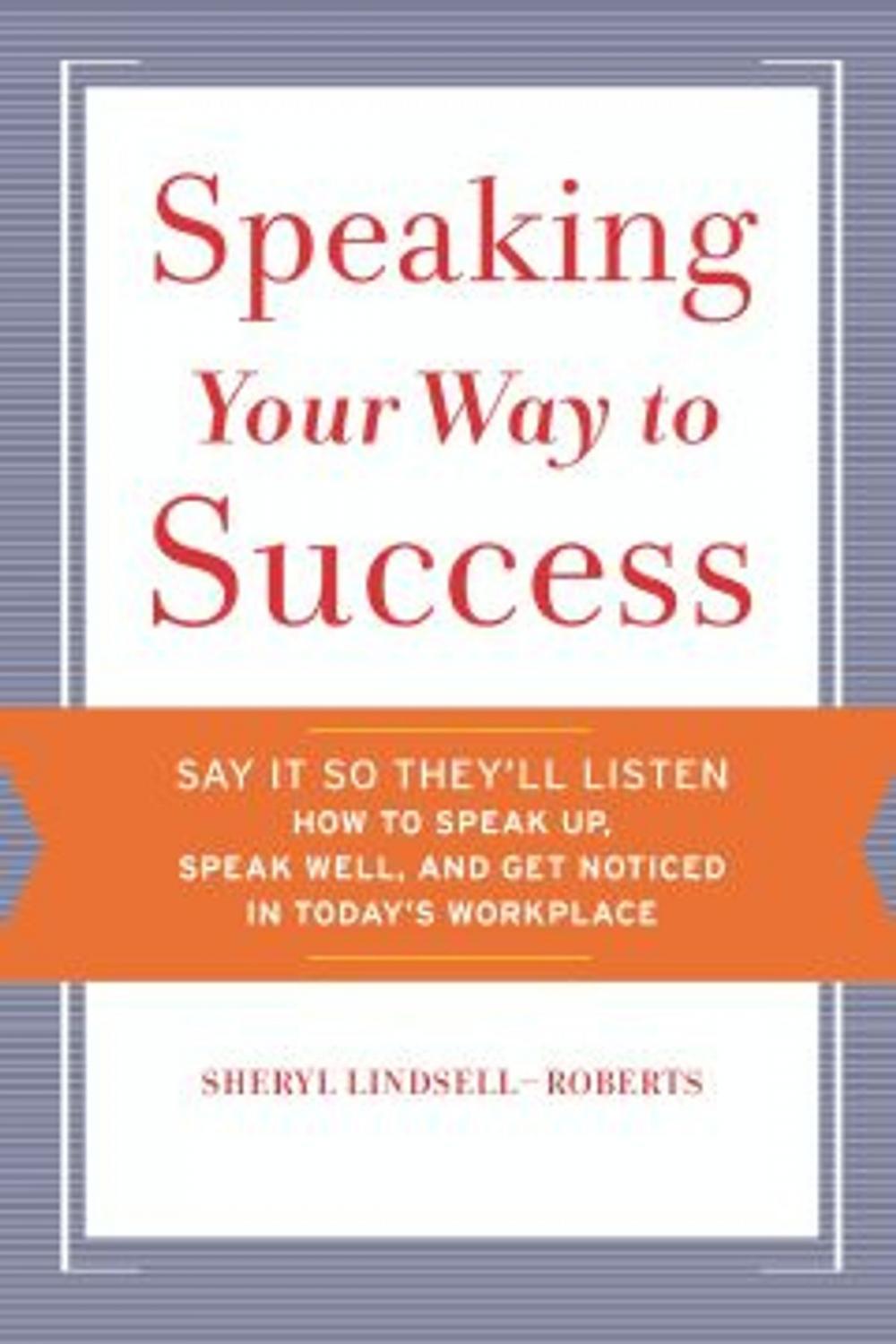 Big bigCover of Speaking Your Way to Success