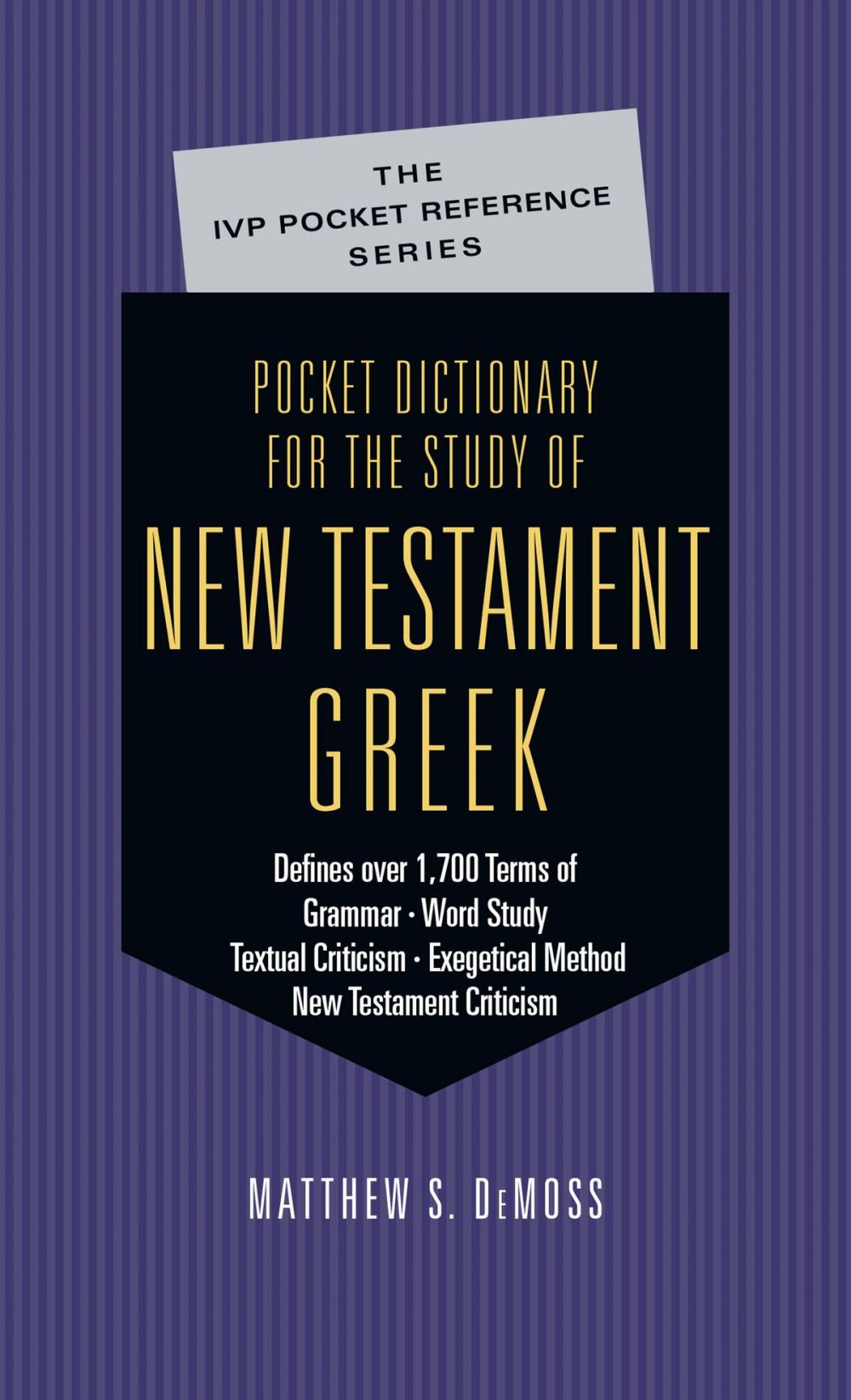 Big bigCover of Pocket Dictionary for the Study of New Testament Greek