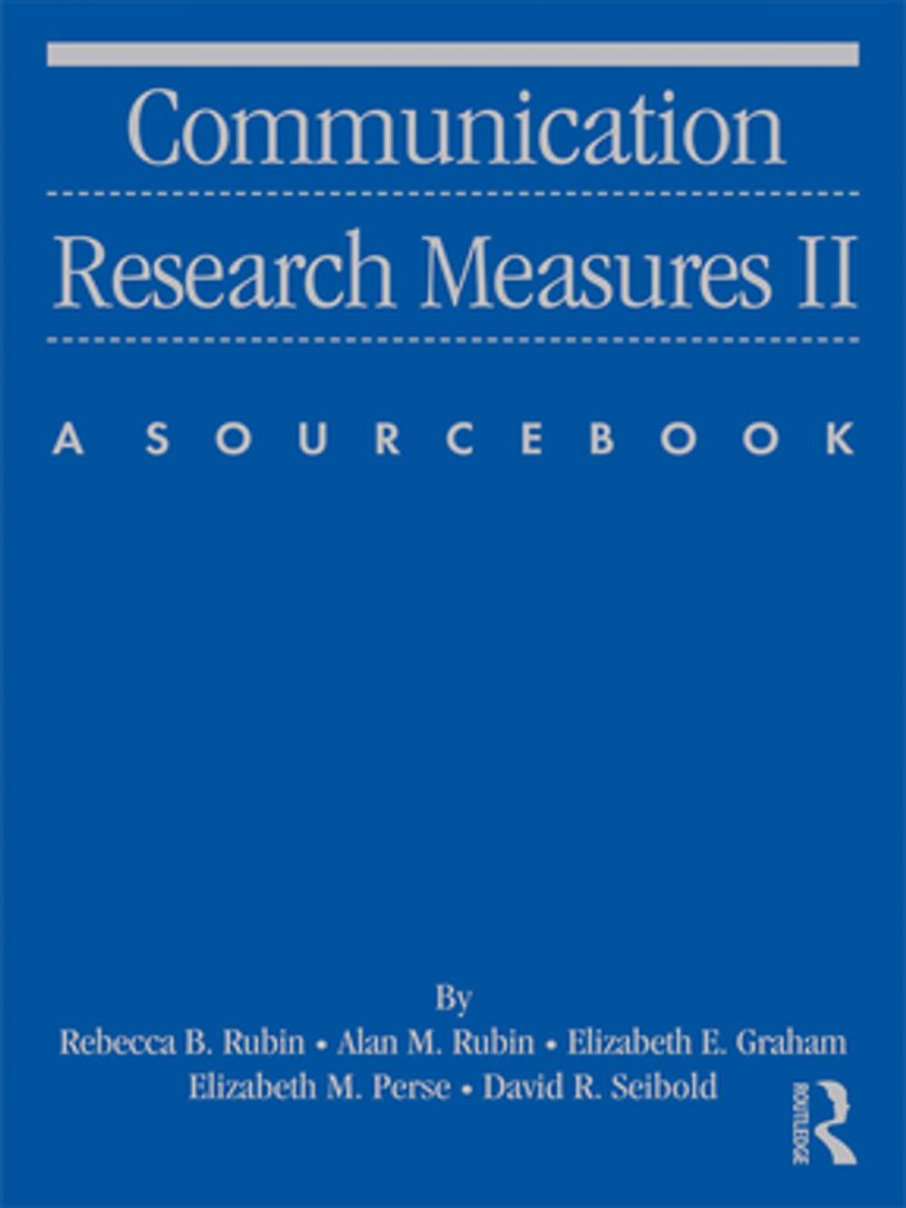 Big bigCover of Communication Research Measures II