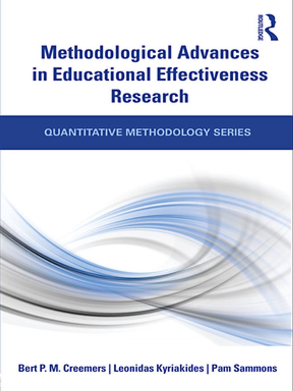 Big bigCover of Methodological Advances in Educational Effectiveness Research