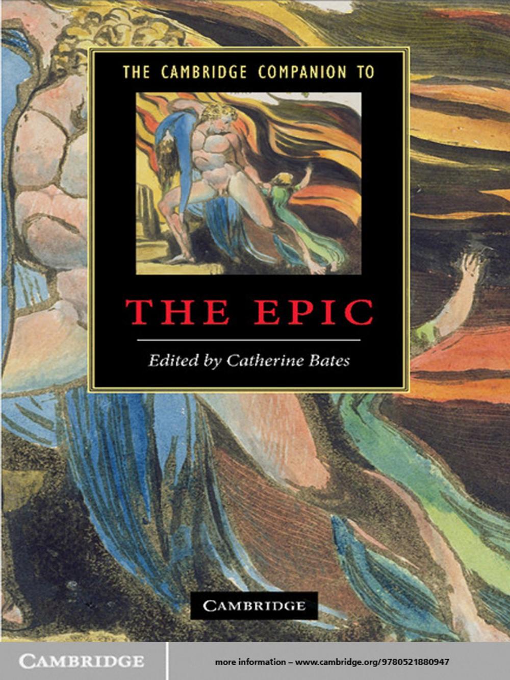 Big bigCover of The Cambridge Companion to the Epic