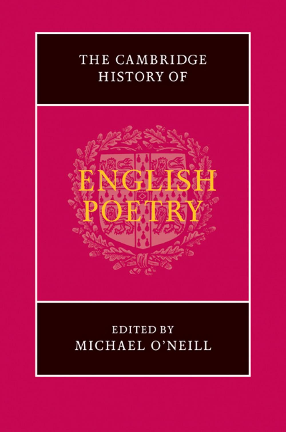 Big bigCover of The Cambridge History of English Poetry