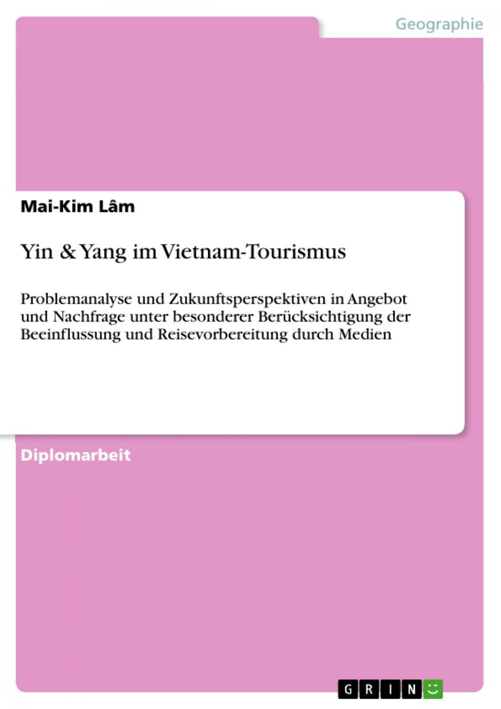 Big bigCover of Yin & Yang im Vietnam-Tourismus