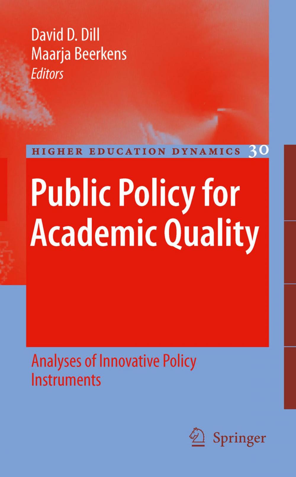 Big bigCover of Public Policy for Academic Quality